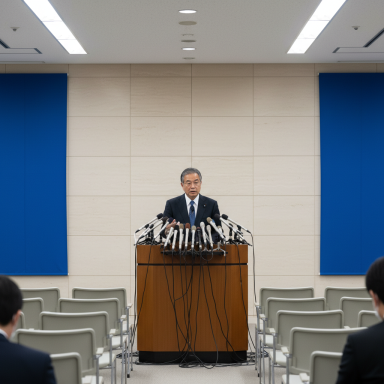 自由民主党 鈴木幹事長、役員会後の記者会見を実施