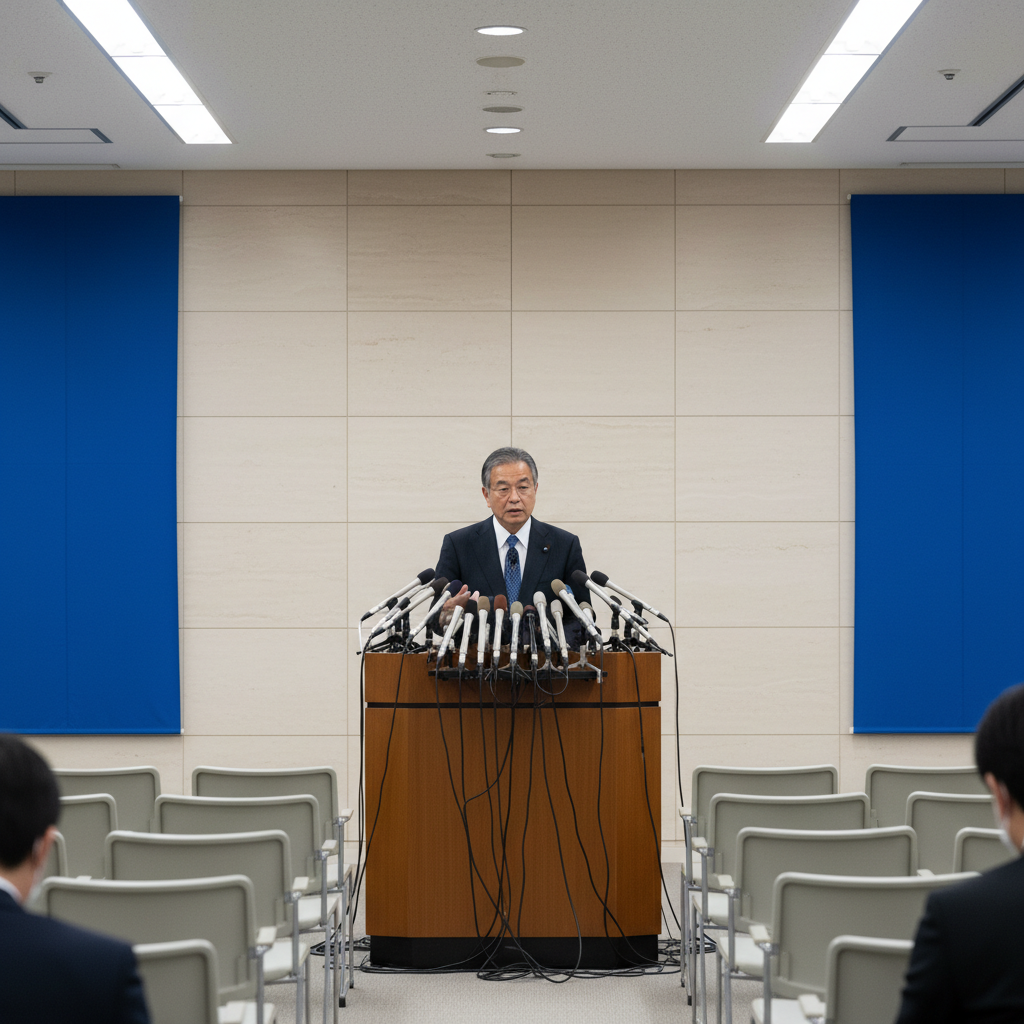 自由民主党 鈴木幹事長、役員会後の記者会見を実施