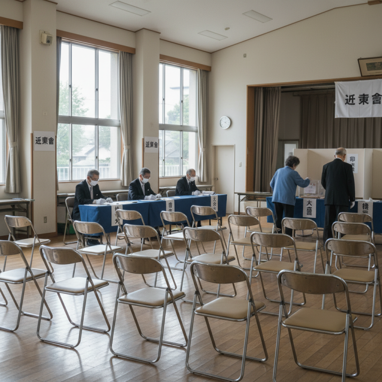 石巻市議選、投票率44.58%で過去最低を更新する厳しい結果