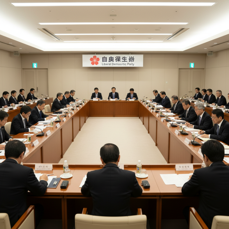 自民党巨大議連『国力研究会』発足、所属国会議員の約8割347人が参加