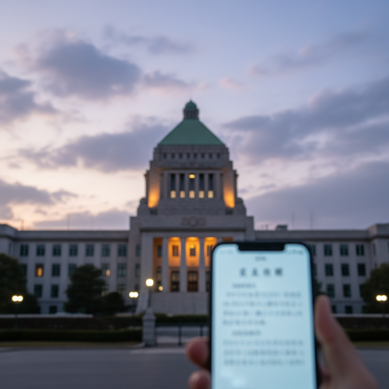 選挙SNS規制案、AI動画への改変表示義務化が今国会の焦点に