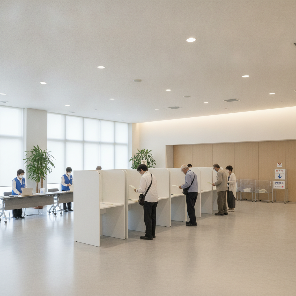 福井県大野市長選、午前中の投票率は前回を下回るも期日前投票が活発