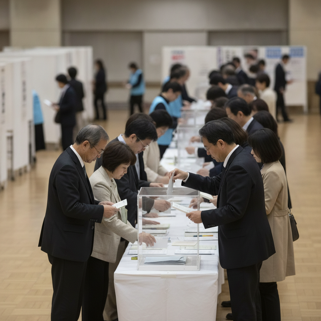 滋賀県知事選挙が告示、現職に新人3人が挑む