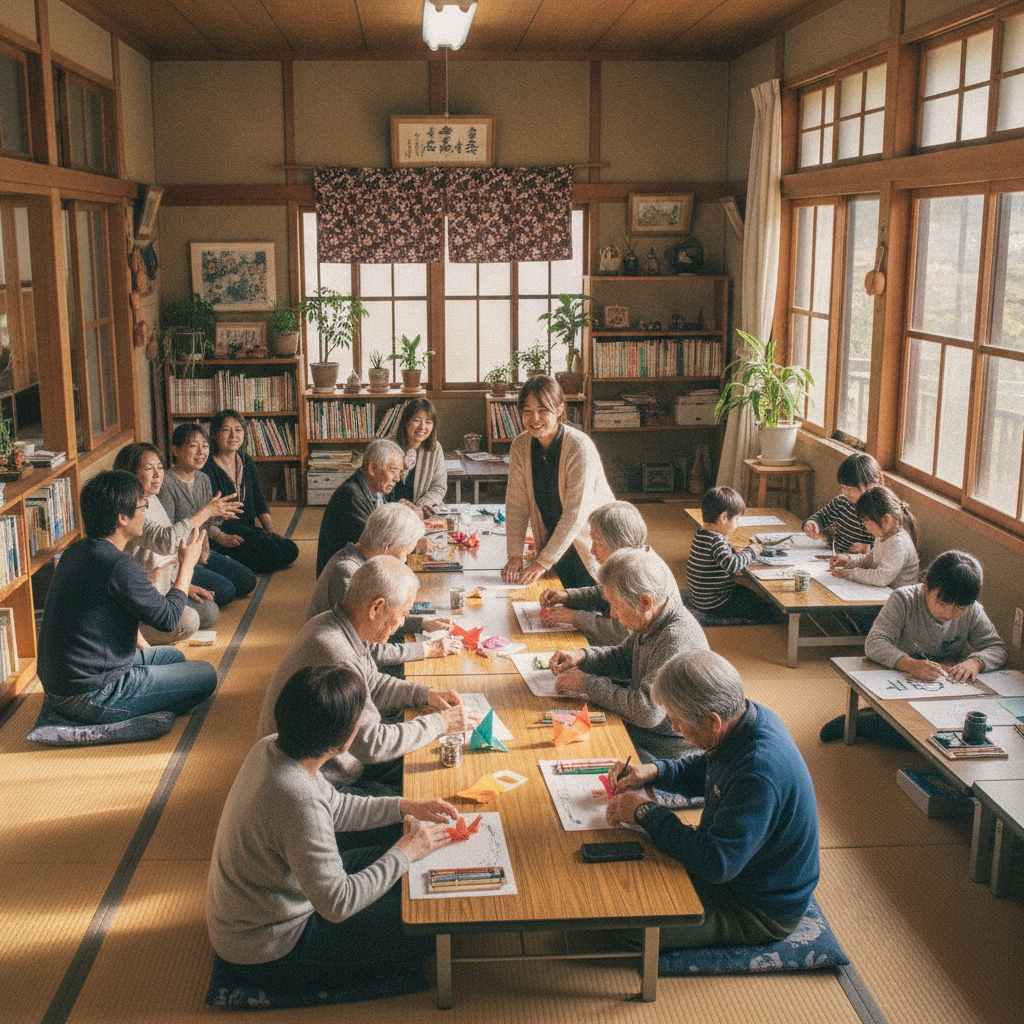 河内長野市加賀田公民館で地域交流イベント「ふれあい合校」開催