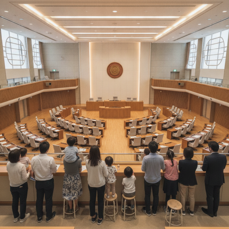 埼玉県議会、親子向け議事堂見学会と投票体験で政治を身近に